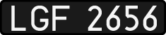 License plates of Poland, 1976 year system