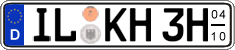 German license plate, Seasonal plates (Oldtimers)