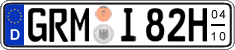 German license plate, Seasonal plates (Oldtimers)