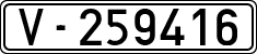 License plates of Spain, 1900 year series