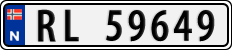 License plate of Norway, Cars