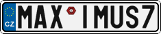 License plate of the Czech Republic, Vanity Plates