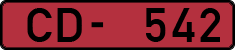 License plate of Latvia, Diplomatic