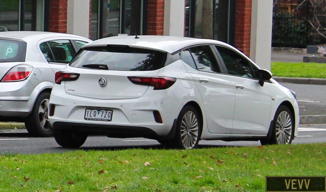 1LQ-7ZO, Holden Astra 7th gen Hatch (BK), 2016–2020