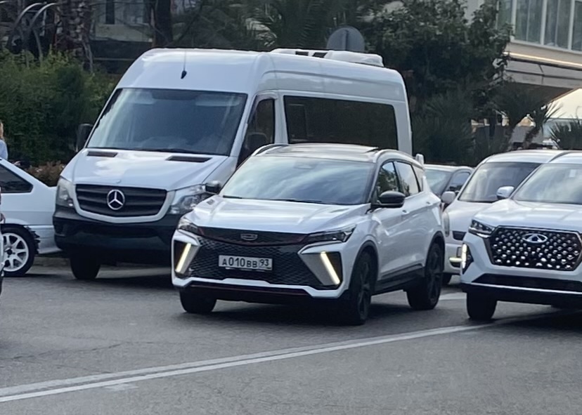 а 010 вв 93, Geely Coolray 1st gen (SX11), facelift, 2023–