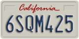 California, Passenger Car (1ABC234)