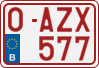 License plate of Belgium, Regular plates (2010)