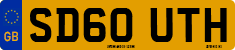 License plate of the United Kingdom, 2001 year system