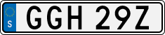 License plate of Sweden, Regular plates