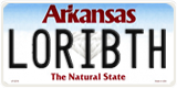 Arkansas, Vanity Plates