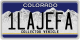 Colorado, Vanity Plates