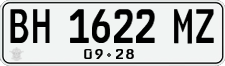 License plate of Indonesia, Regular plates