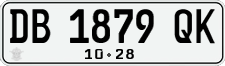 License plate of Indonesia, Regular plates
