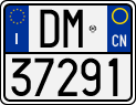 License plate of Italy, Motorcycles (1994 year series)