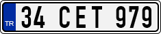 License plate of Turkey, Regular plates