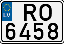 License plate of Latvia, Regular car plates