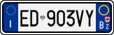 License plate of Italy, Cars (1994 year series)