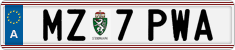 License plate of Austria, Regular plates