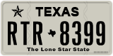 Texas, Regular plates (2012) (АBC-1234)