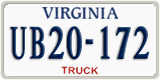Virginia, Trucks (AB12-345)