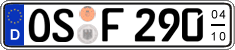 German license plate, Seasonal plates