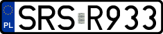 License plates of Poland, Regular car plates