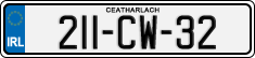 License plate of Ireland, Regular plates