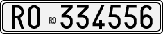 License plate of Italy, Cars (1927 year series)