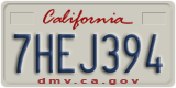 California, Passenger Car (1ABC234)