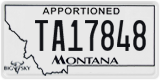 Montana, Apportioned