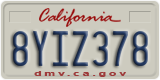 California, Passenger Car (1ABC234)