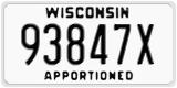 Wisconsin, Apportioned (12345A)