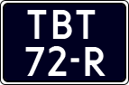 License plate of the Netherlands, Agricultural vehicles