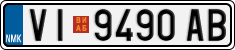 License plate of North Macedonia, Regular plates (2012)