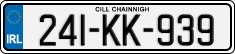 License plate of Ireland, Regular plates
