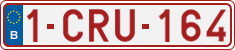 License plate of Belgium, Regular plates (2010)