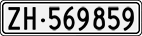 License plate of Switzerland, Cars