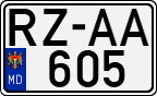 License plate of Moldova, Trailers (1992)