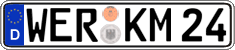 German license plate, Regular plates