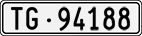License plate of Switzerland, Cars