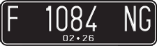 License plate of Indonesia, Regular plates