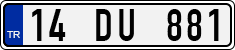 License plate of Turkey, Regular plates