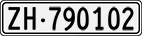 License plate of Switzerland, Cars