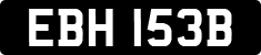 License plate of the United Kingdom, 1963 year system