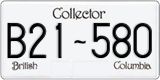 British Columbia, Collector (B12-345/1M2-345)