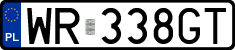 License plates of Poland, Regular car plates