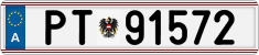 License plate of Austria, Official services and consulates