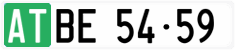 License plate of Switzerland, Diplomatic