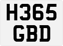 License plate of the United Kingdom, 1983 year system