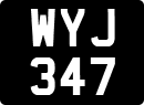 License plate of the United Kingdom, 1932 year system